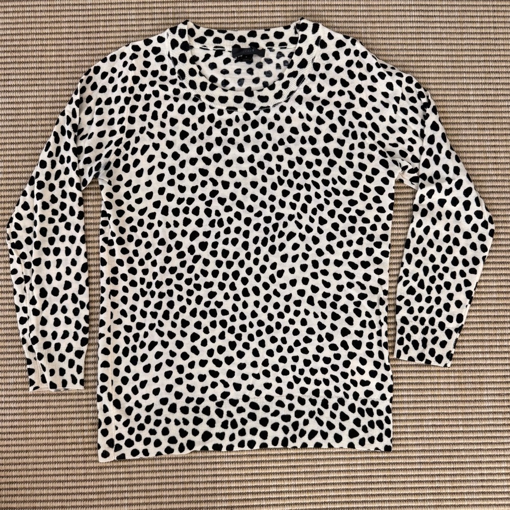 J. Crew Animal Print Sweater